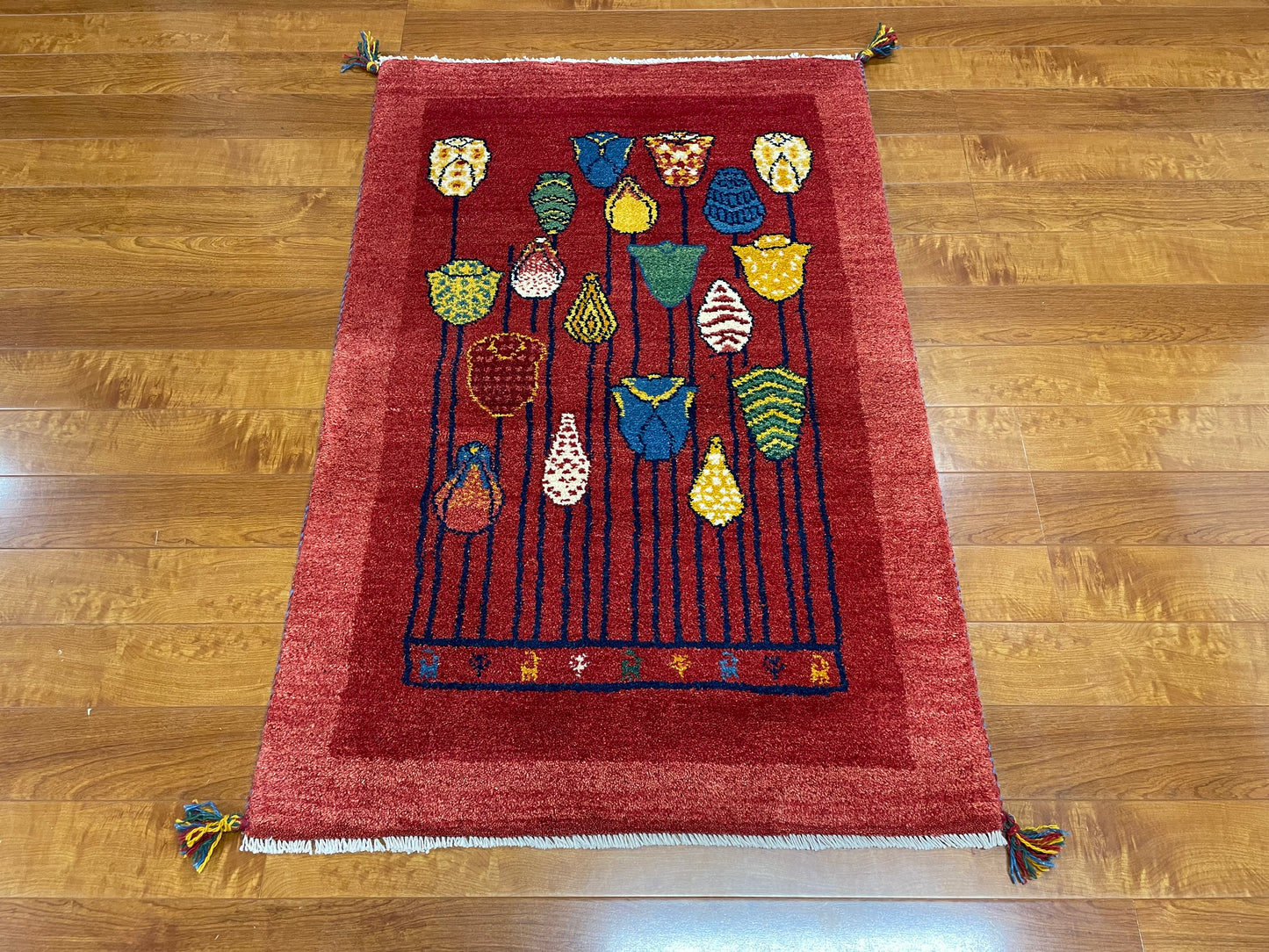 【オンライン限定】ギャッベ 123cm x 85cm RJ12781