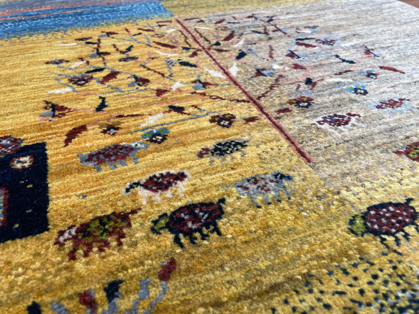 【オンライン限定】カシュクリギャッベ 133cm x 84cm RJ13010