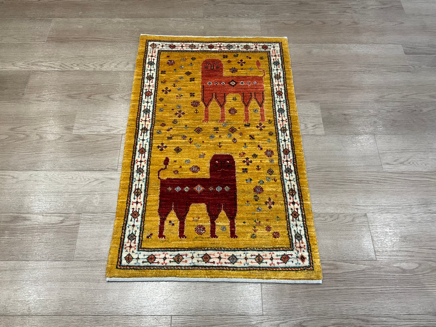 カシュクリギャッベ 100cm x62cm RJ16090