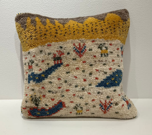 ギャッベクッション 40cm x 40cm AJ14480