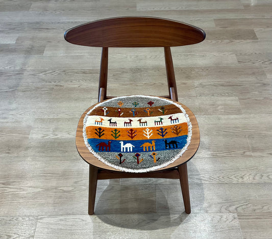 ギャッベ アマレバフト 40cm x 39cm T2185