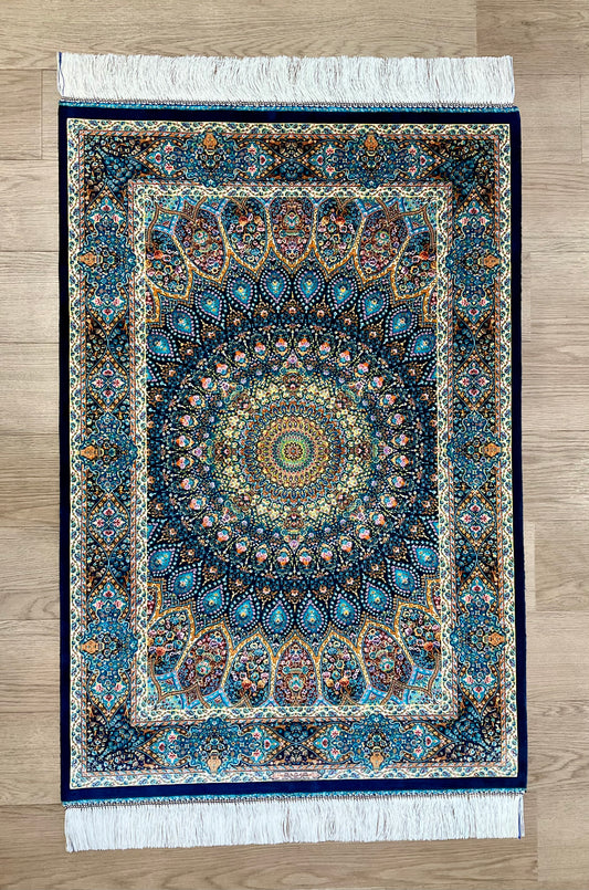 ペルシャンシルク 120cm x 80cm PS10494