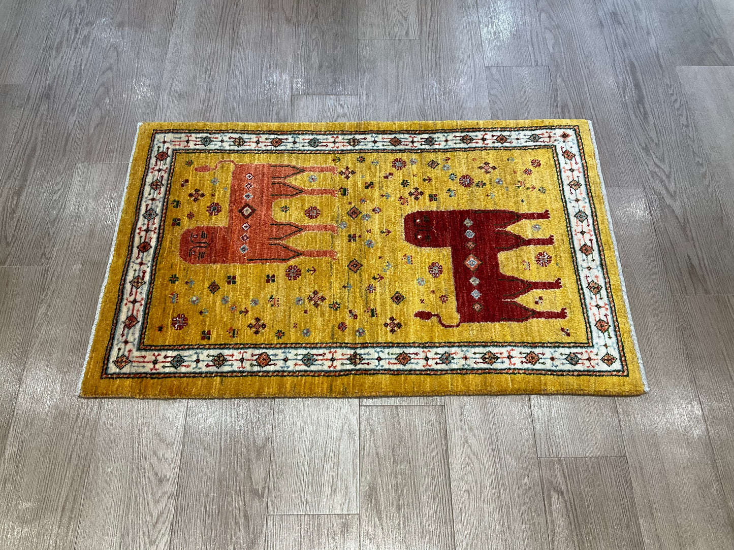 カシュクリギャッベ 100cm x62cm RJ16090