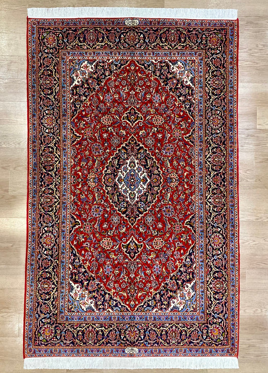 カシャーン (カシャン) シャドサー工房 220cm x 140cm PS2660