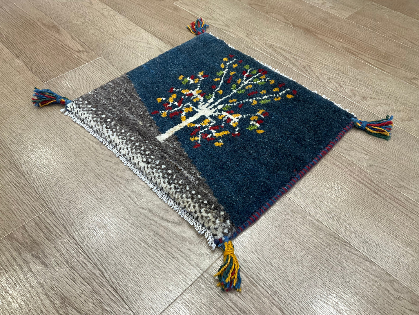 ギャッベ 45cm x 41cm T8334