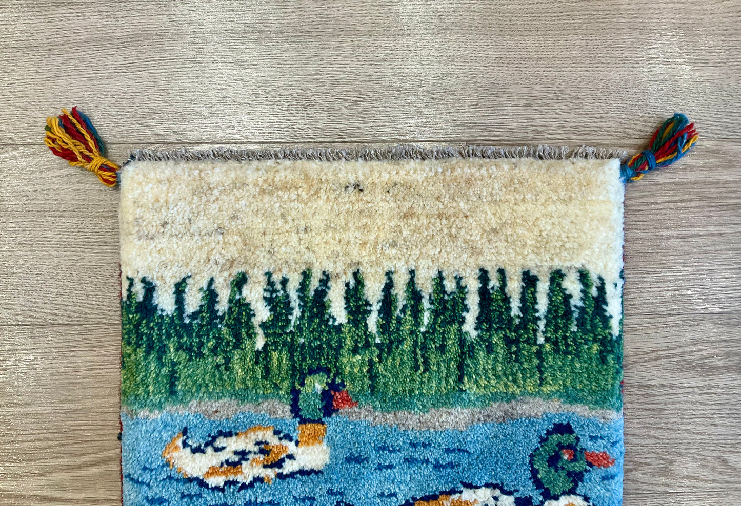 ギャッベ 43cm x 42cm T8346