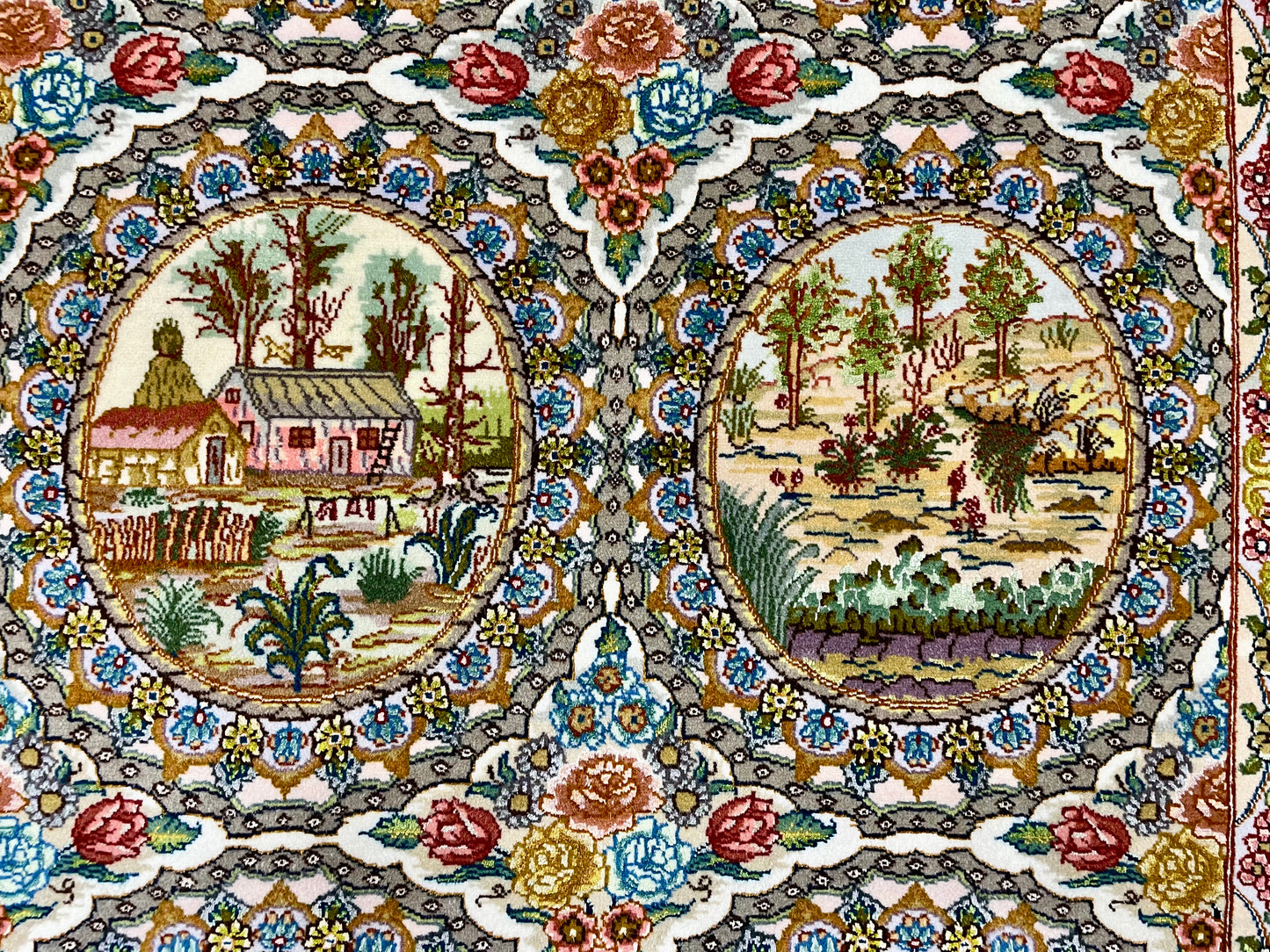 【オンライン限定】タブリーズ(70ラージ) サーレヒ工房 210cm x 150cm JM504