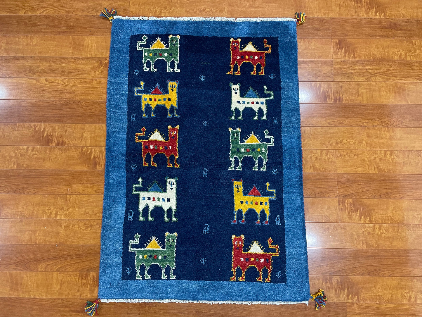 【オンライン限定】ギャッベ 122cm x 85cm RJ12774