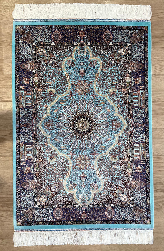 ペルシャンシルク 120cm x 80cm PS9503