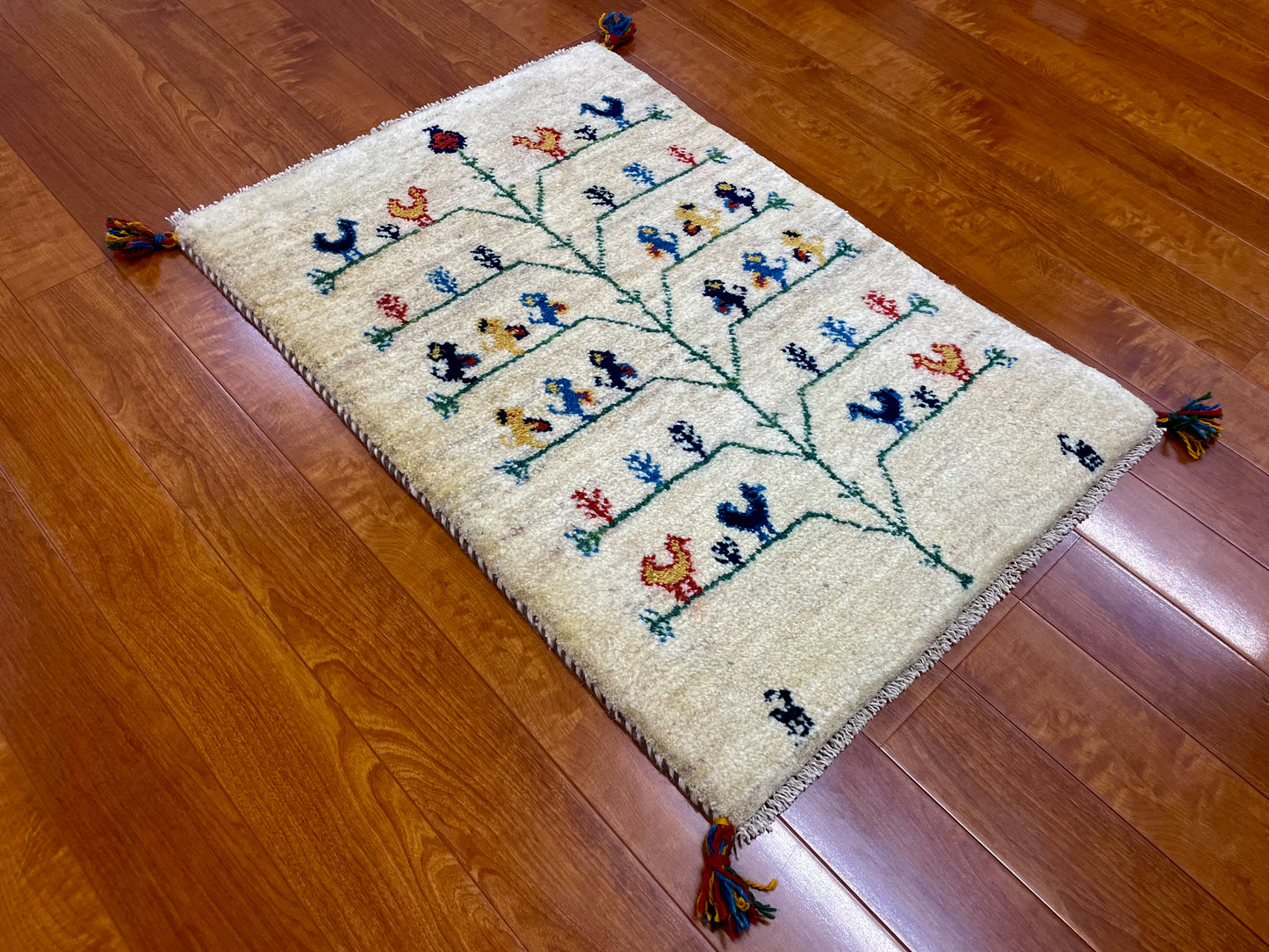 【オンライン限定】ギャッベ 88cm x 63cm RJ13802