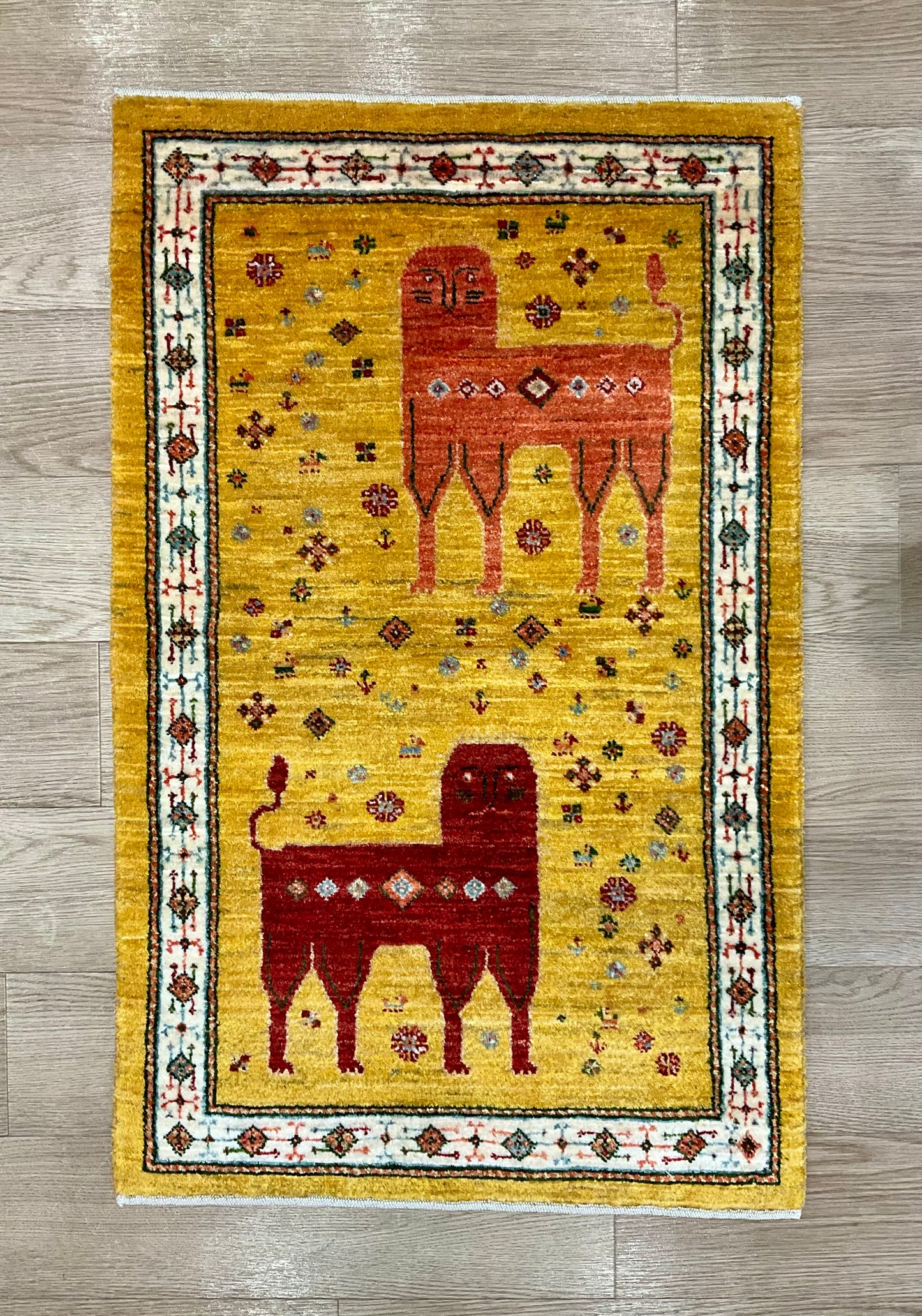 カシュクリギャッベ 100cm x62cm RJ16090