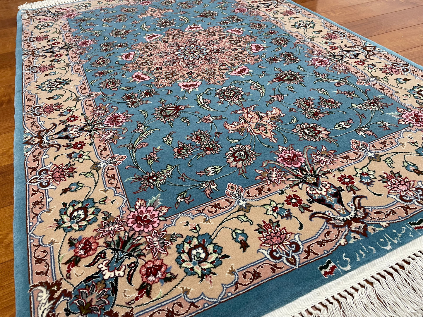 【オンライン限定】イスファハン ダーバリ工房 125cm x 85cm PS9391