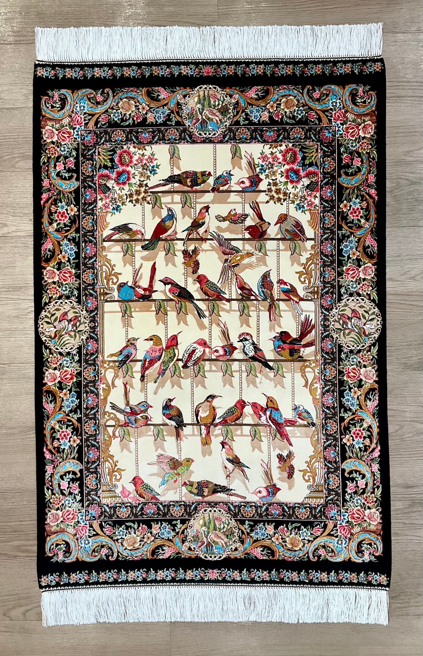 ペルシャンシルク 120cm x 80cm PS10454