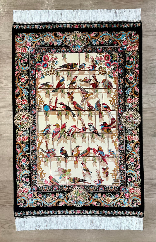 ペルシャンシルク 120cm x 80cm PS10454