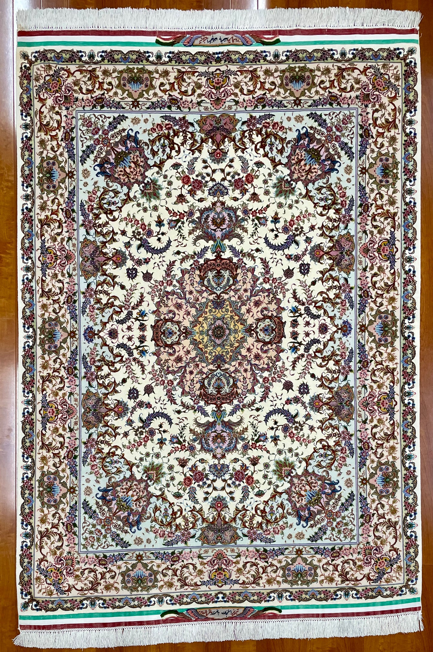 【オンライン限定】タブリーズ バーゲル・ハシェムザーデ工房 210cm x 152cm TS14796