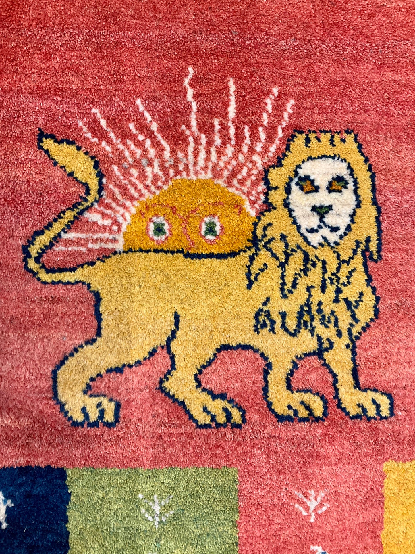ギャッベ 88cm x 60cm RJ12110