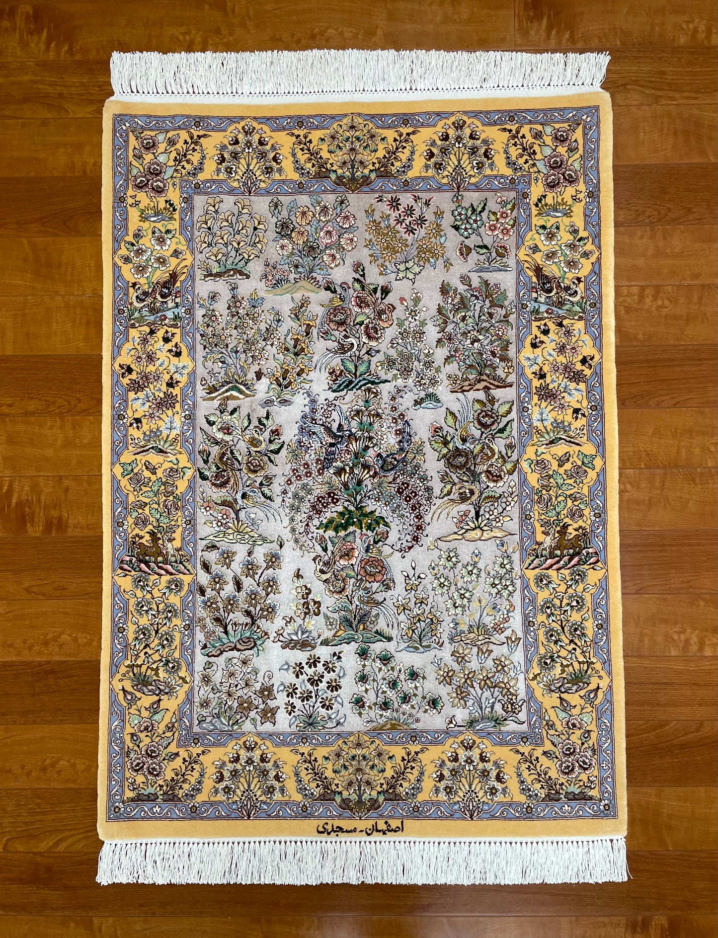 【オンライン限定】イスファハン マスジェディ工房 122cm x 86cm PS8104