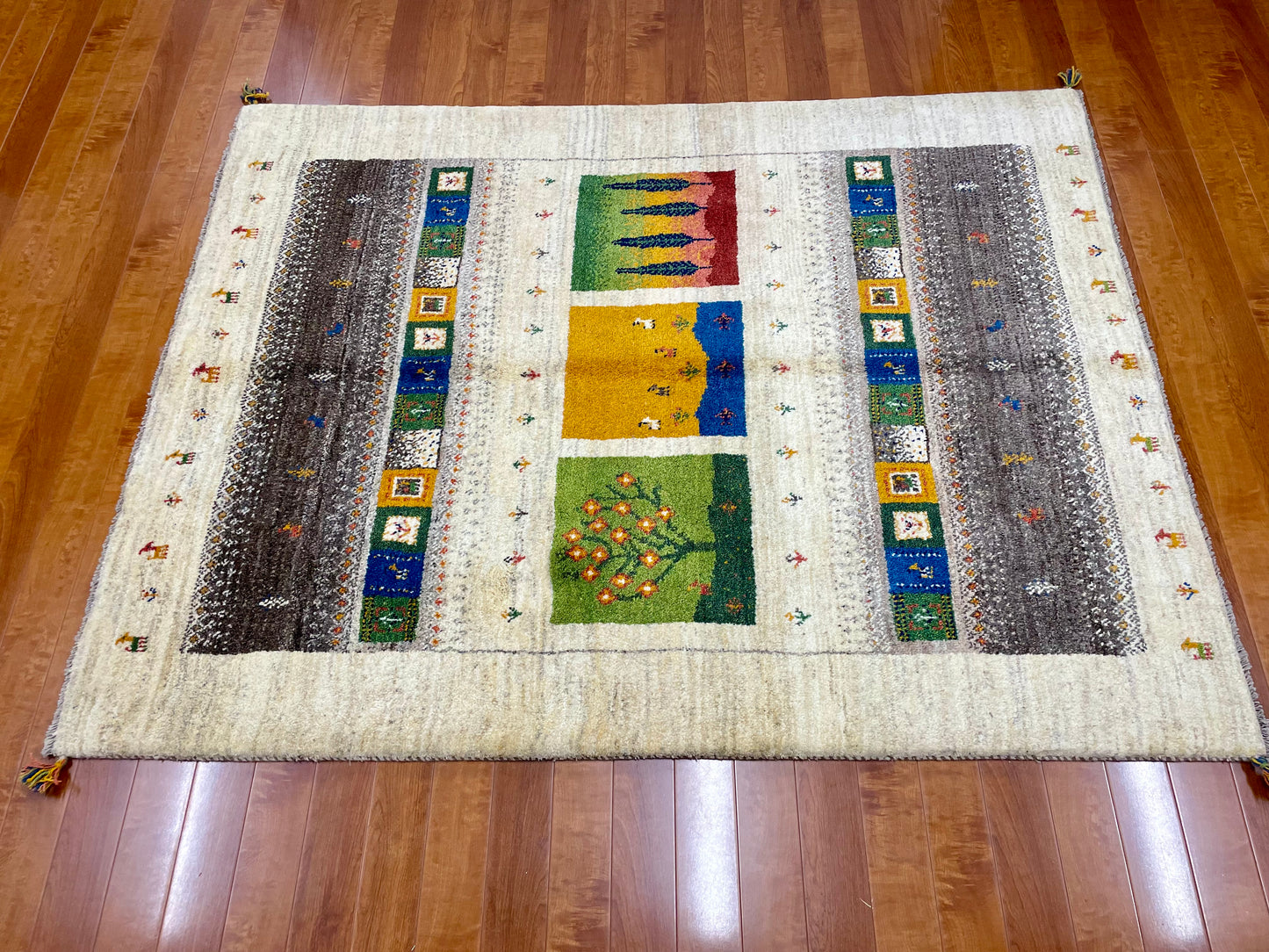【オンライン限定】ギャッベ 200cm x 157cm RJ3882