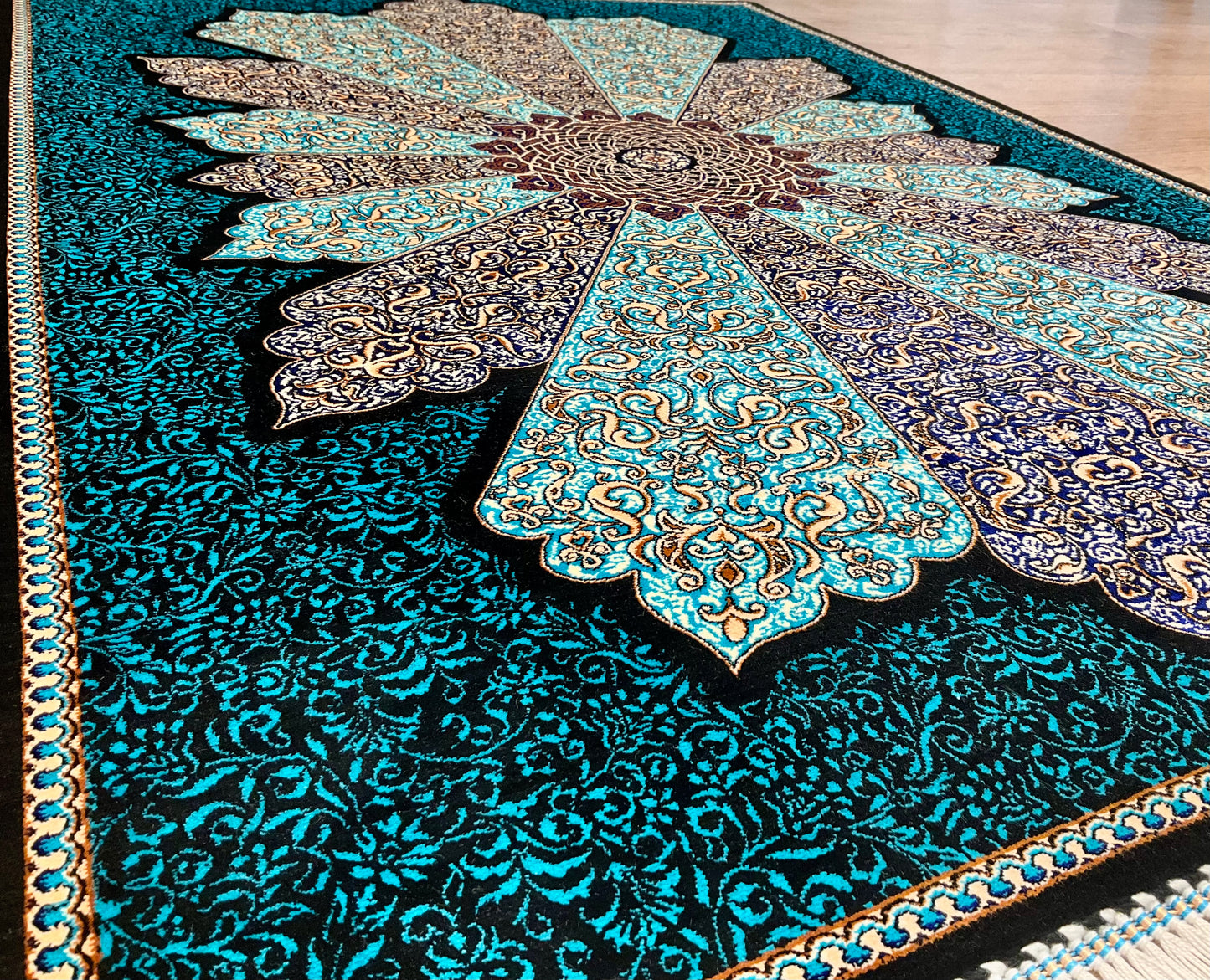 ペルシャンシルク 120cm x 80cm PS10447