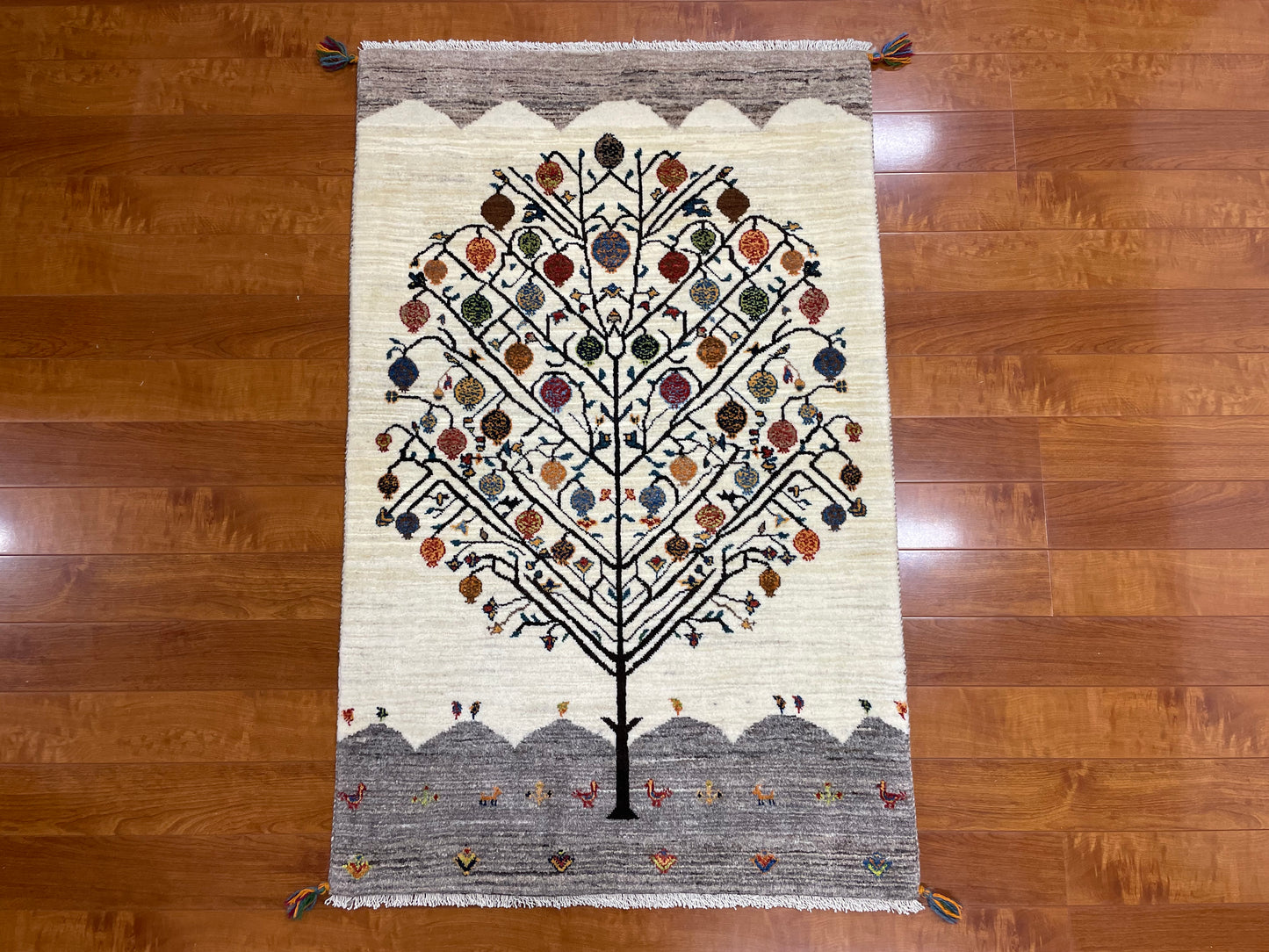 【オンライン限定】カシュクリギャッベ 120cm x 85cm RJ11415