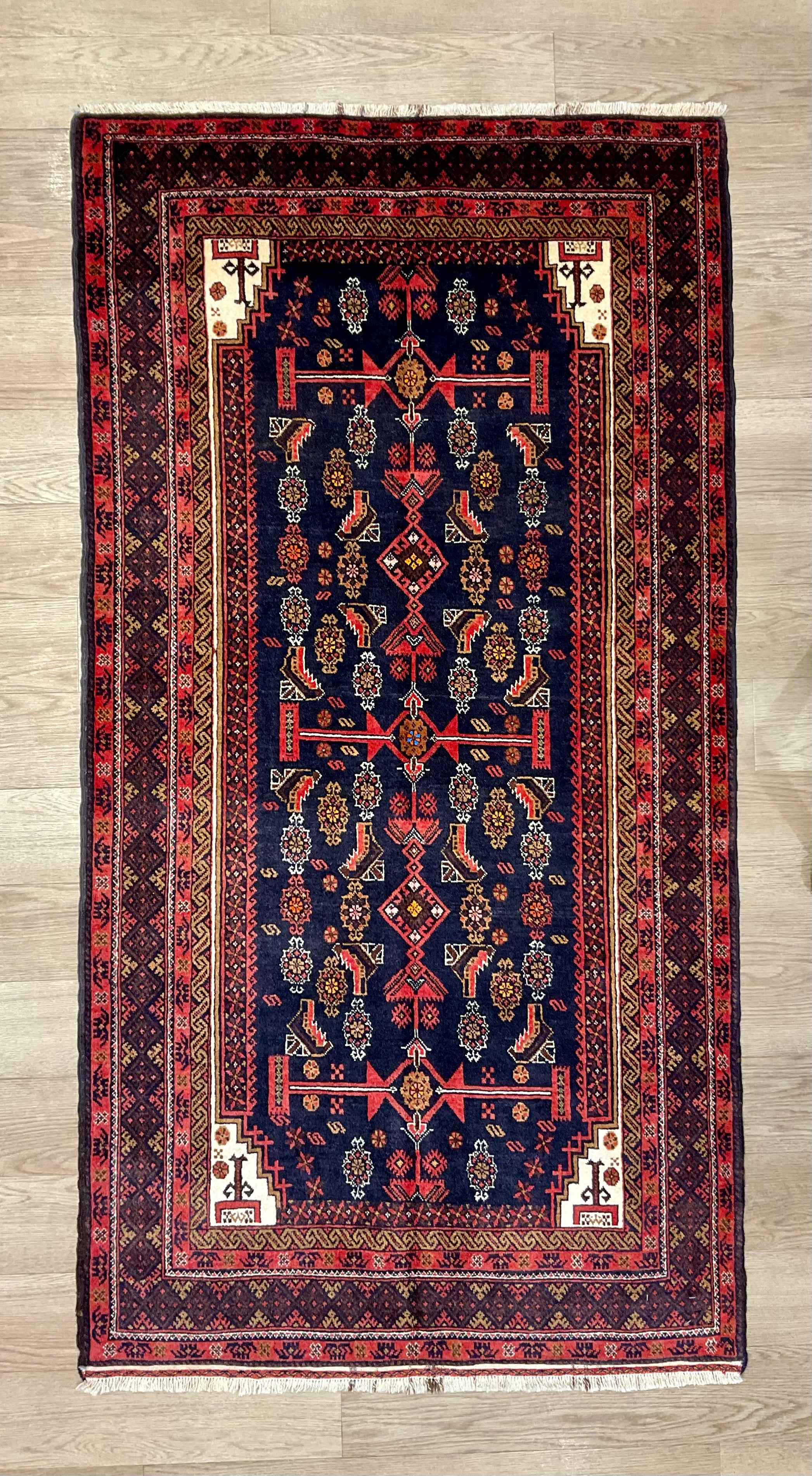 福岡店】バルーチ 200cm x 106cm PS12446 – ペルシャ絨毯専門店