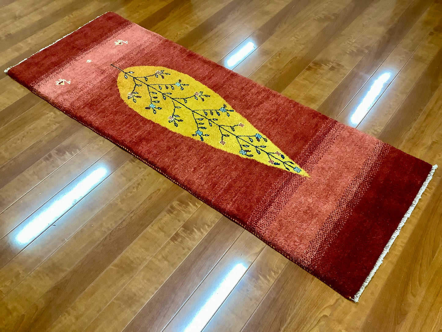 【オンライン限定】ギャッベ 200cm x 74cm RJ10011
