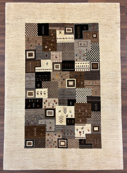 【千葉店】カシュクリギャッベ 200cm x 140cm RJ10948