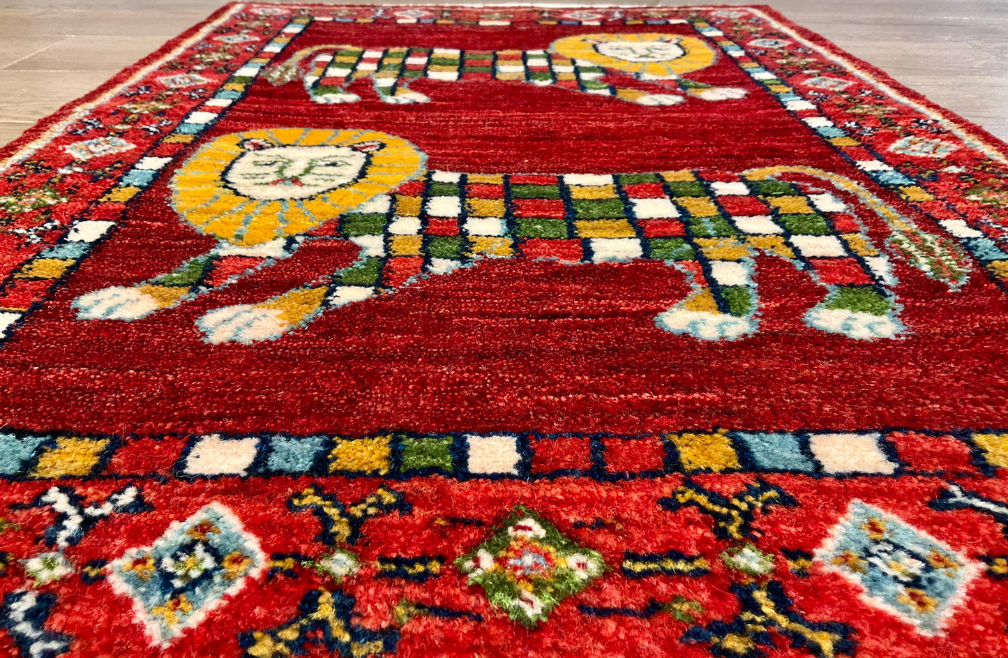 カシュクリギャッベ 93cm x 62cm RJ16092