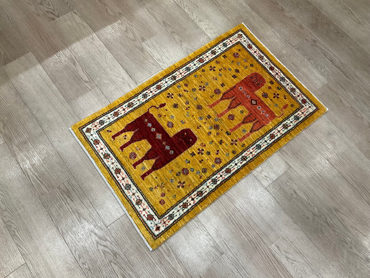 カシュクリギャッベ 100cm x62cm RJ16090