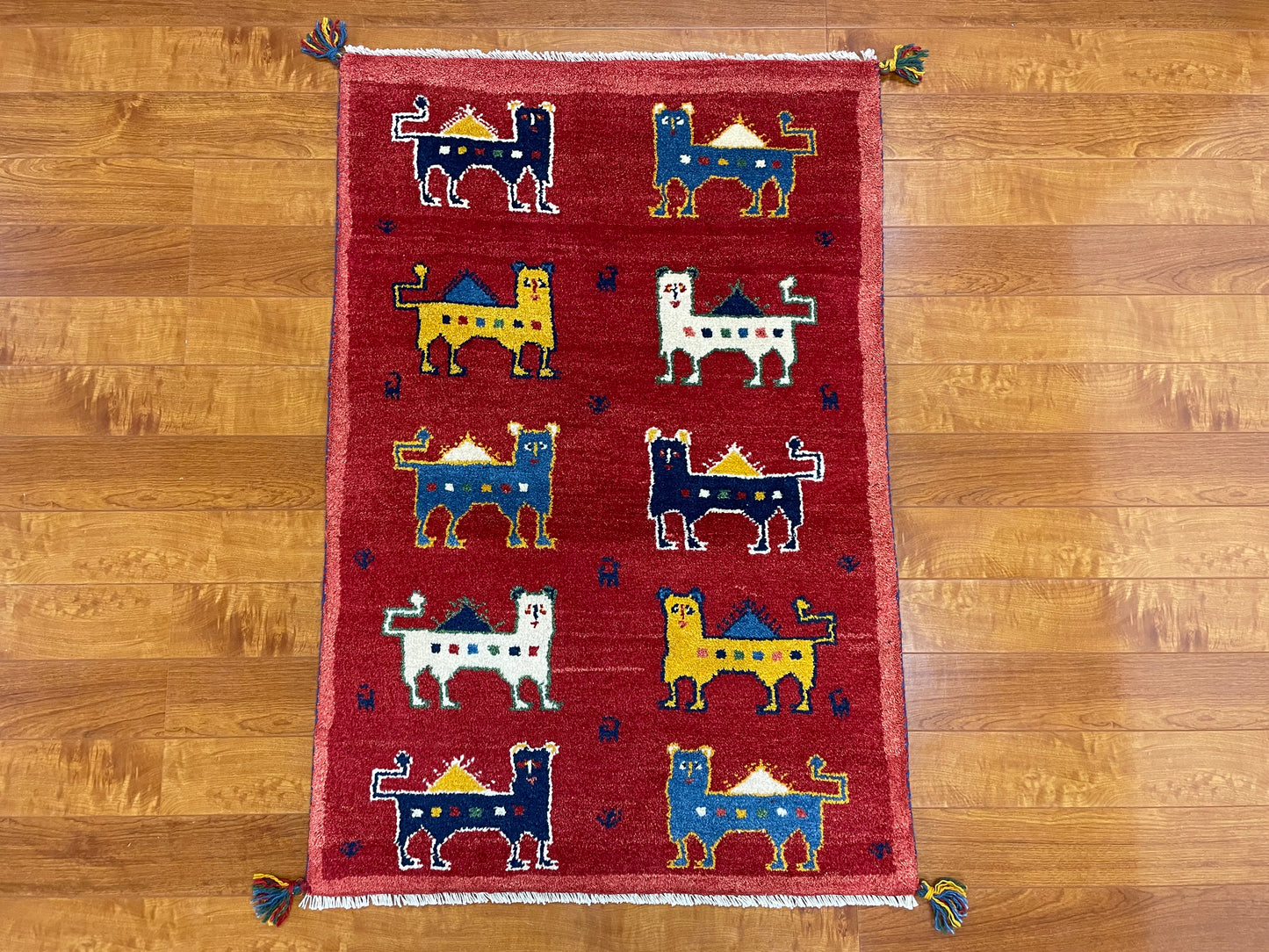【オンライン限定】ギャッベ 118cm x 83cm RJ12628