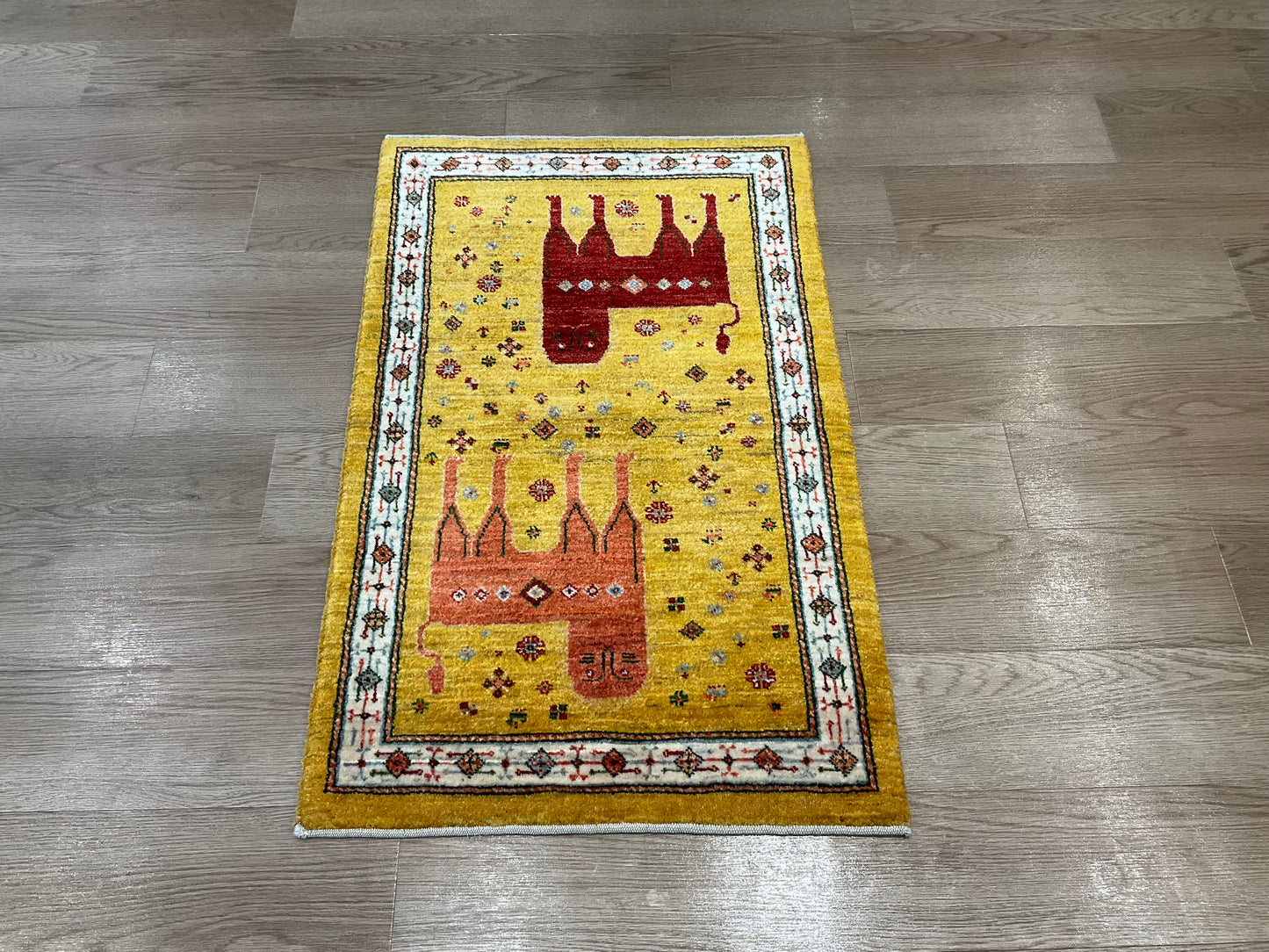 カシュクリギャッベ 100cm x62cm RJ16090