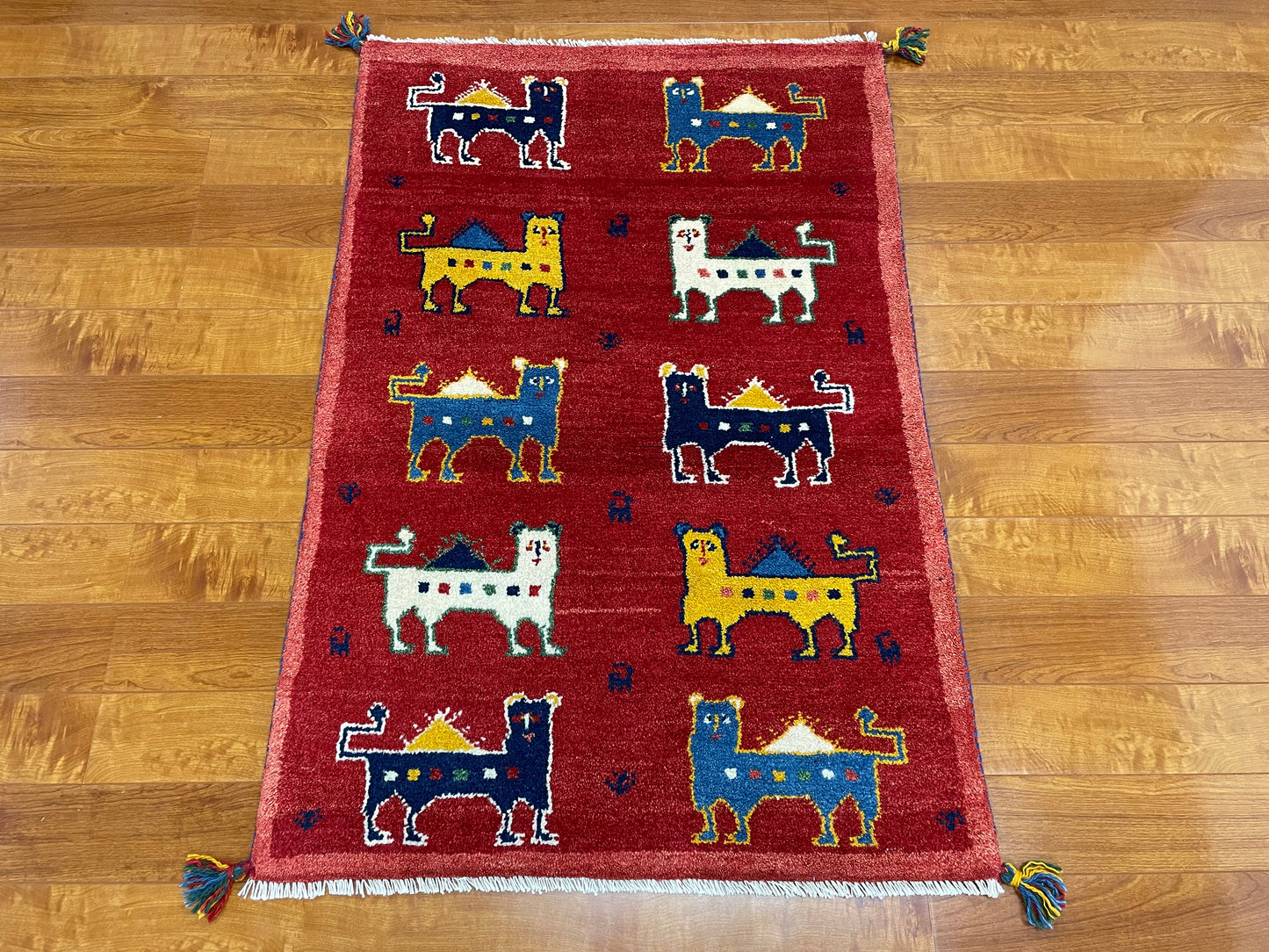 【オンライン限定】ギャッベ 118cm x 83cm RJ12628