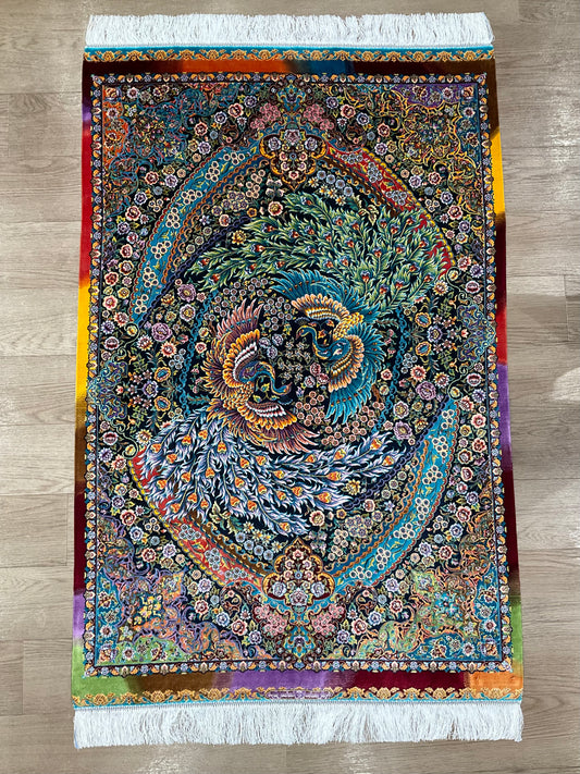 ペルシャンシルク 150cm x 100cm PS11022