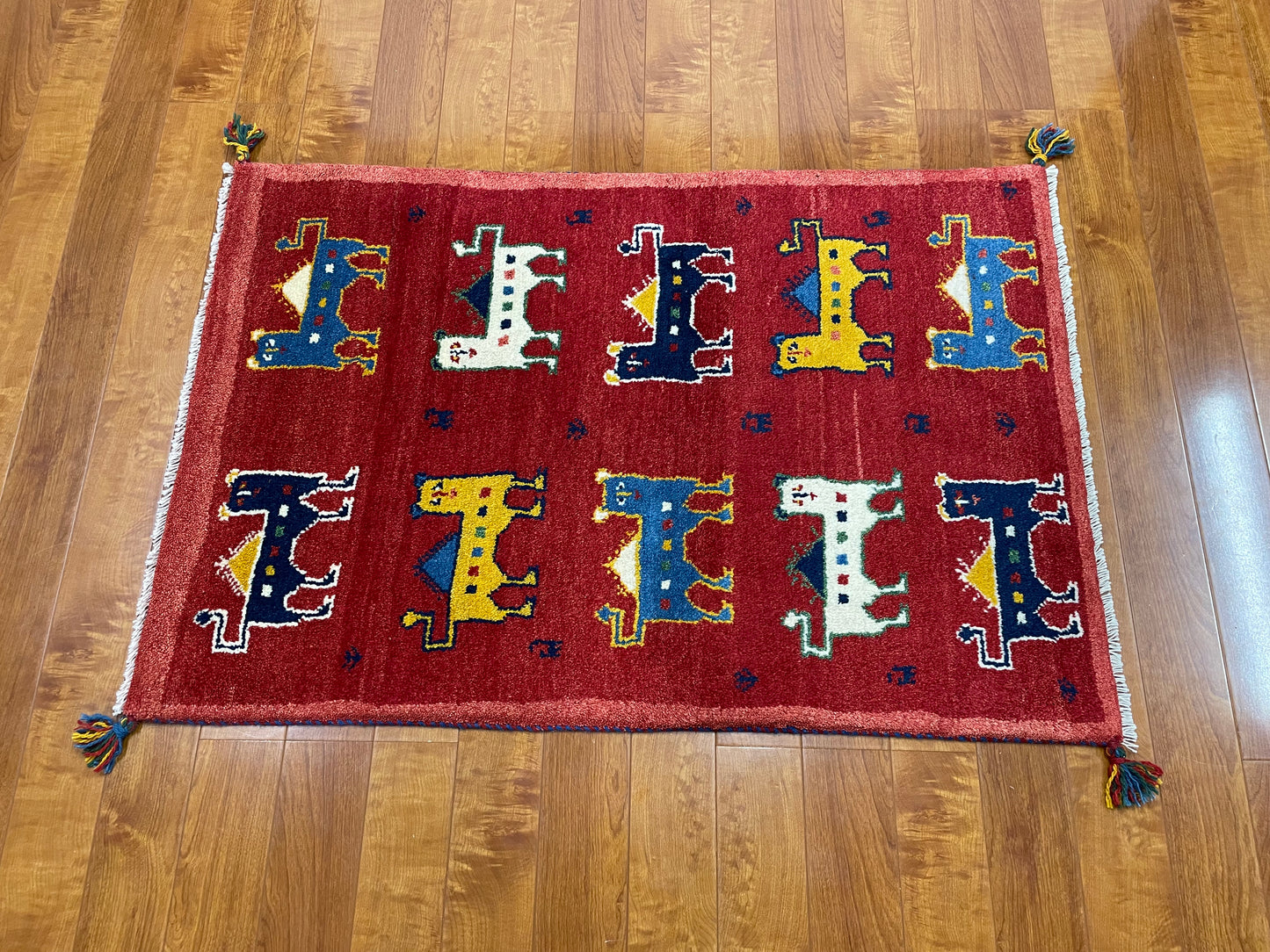 【オンライン限定】ギャッベ 118cm x 83cm RJ12628