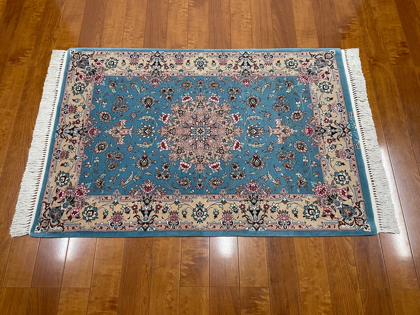 【オンライン限定】イスファハン ダーバリ工房 125cm x 85cm PS9391