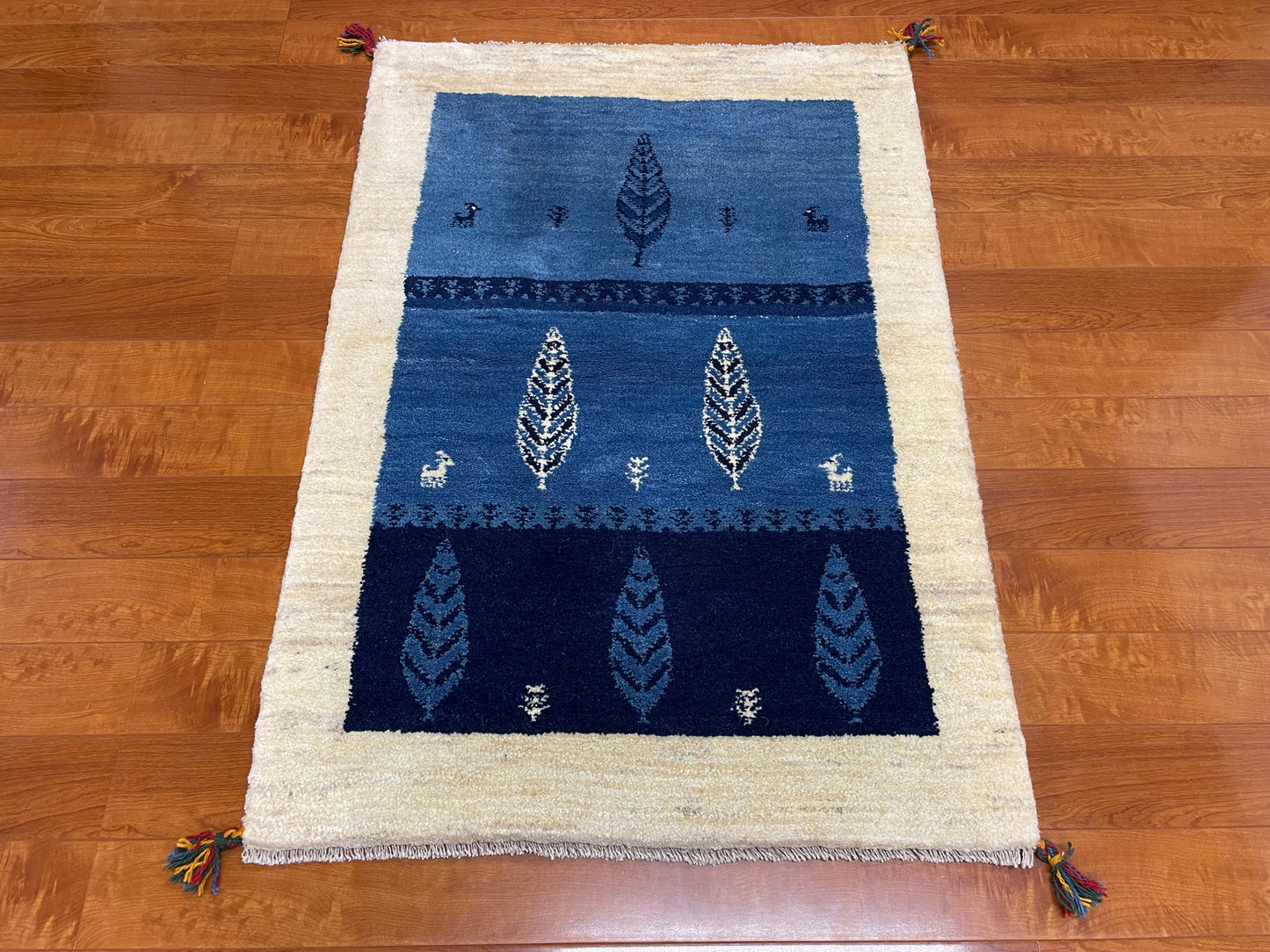 【オンライン限定】ギャッベ 117cm x 82cm RJ12805