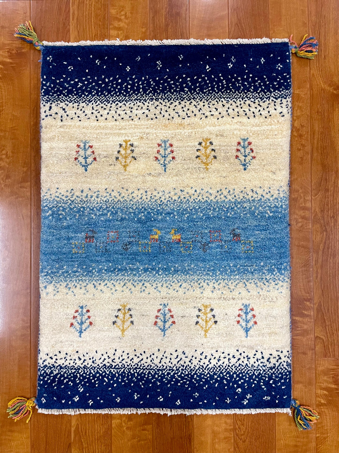 【オンライン限定】ギャッベ 92cm x 63cm RJ4301
