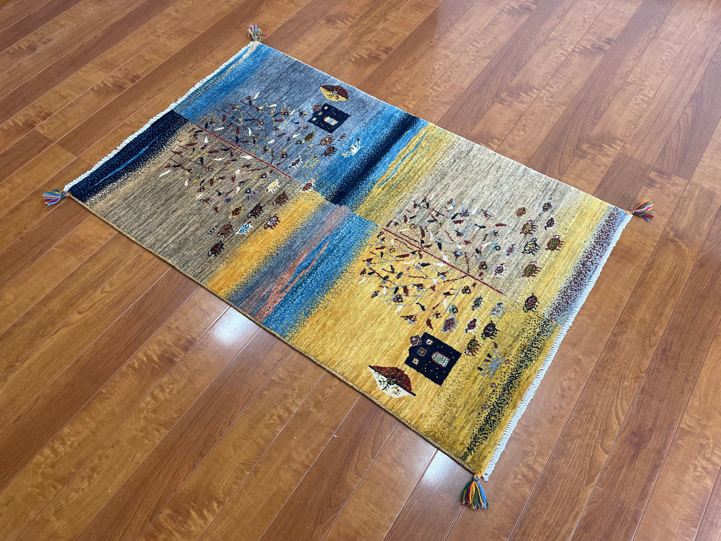 【オンライン限定】カシュクリギャッベ 133cm x 84cm RJ13010