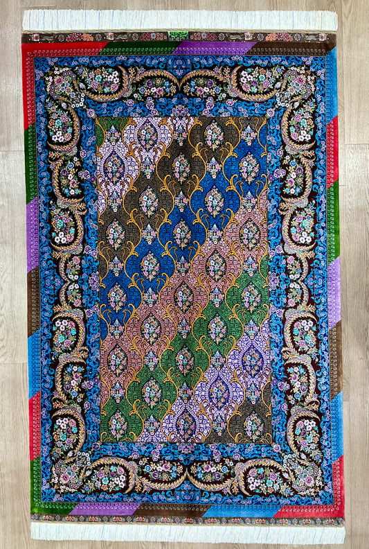 クム ジャムシード工房 210cm x 136cm A22451