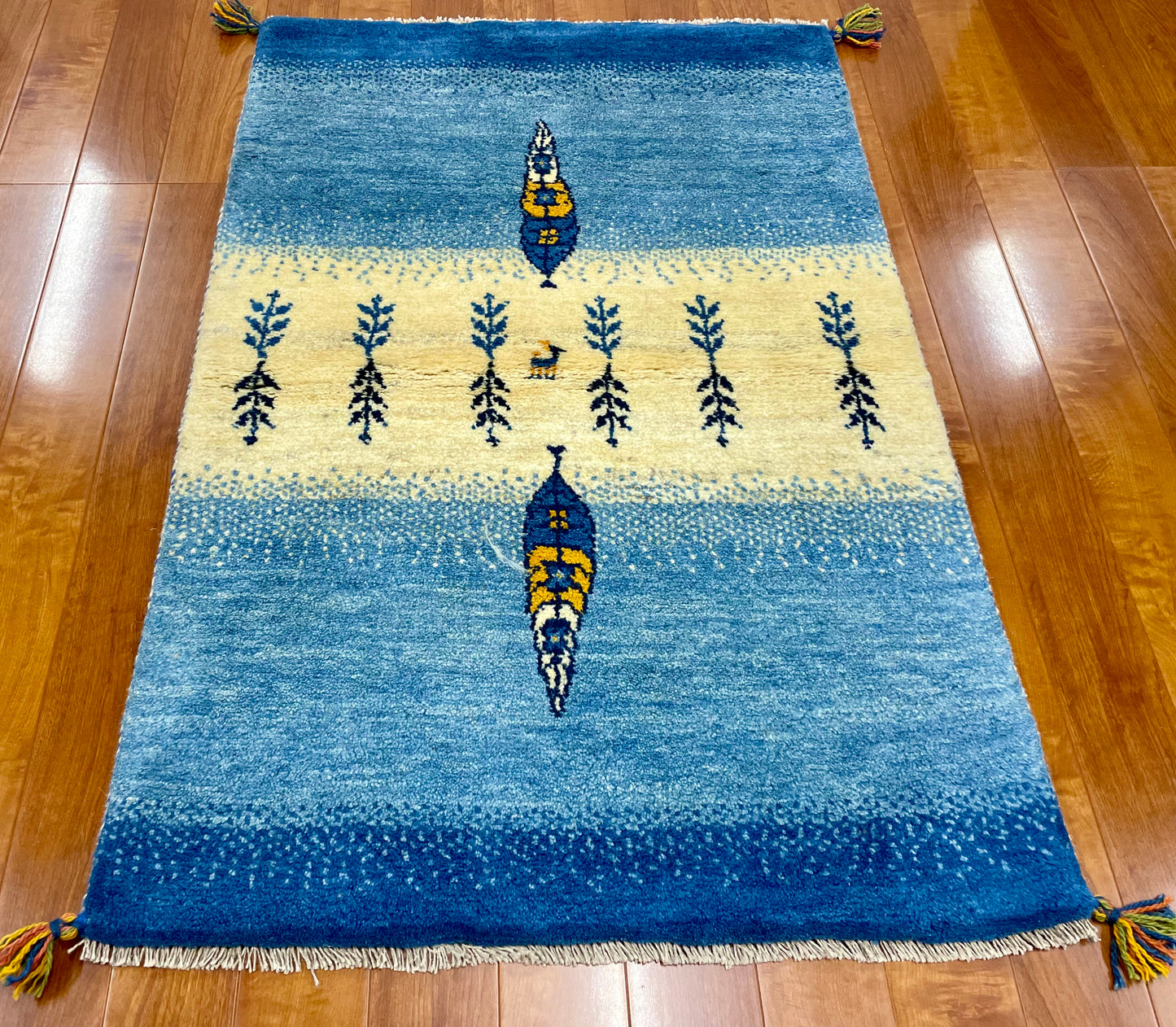 【オンライン限定】ギャッベ 120cm x 83cm RJ7122