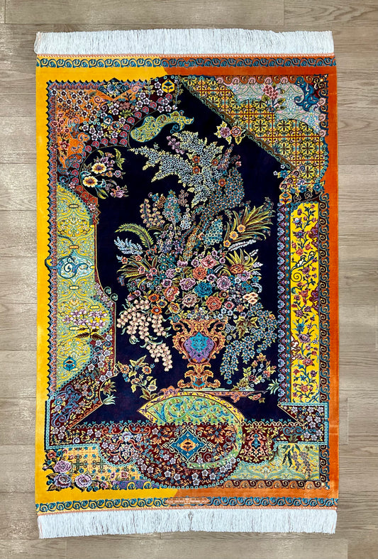 ペルシャンシルク 150cm x 100cm PS10426