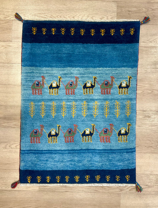 ギャッベ 117cm x 85cm RJ13517