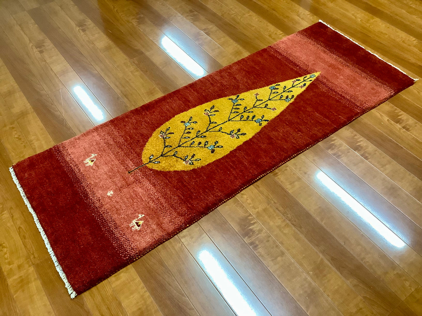 【オンライン限定】ギャッベ 200cm x 74cm RJ10011