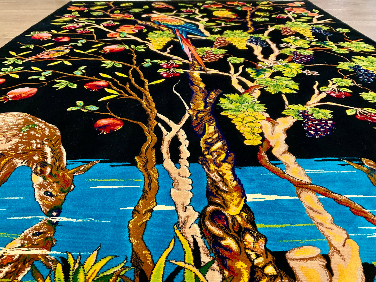 ペルシャンシルク 120cm x 80cm PS10493