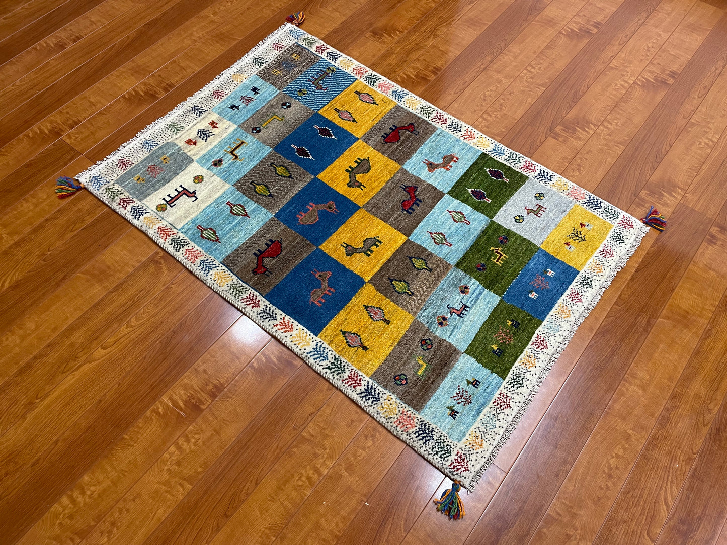 【オンライン限定】ギャッベ アマレバフト 130cm x 87cm RJ8732
