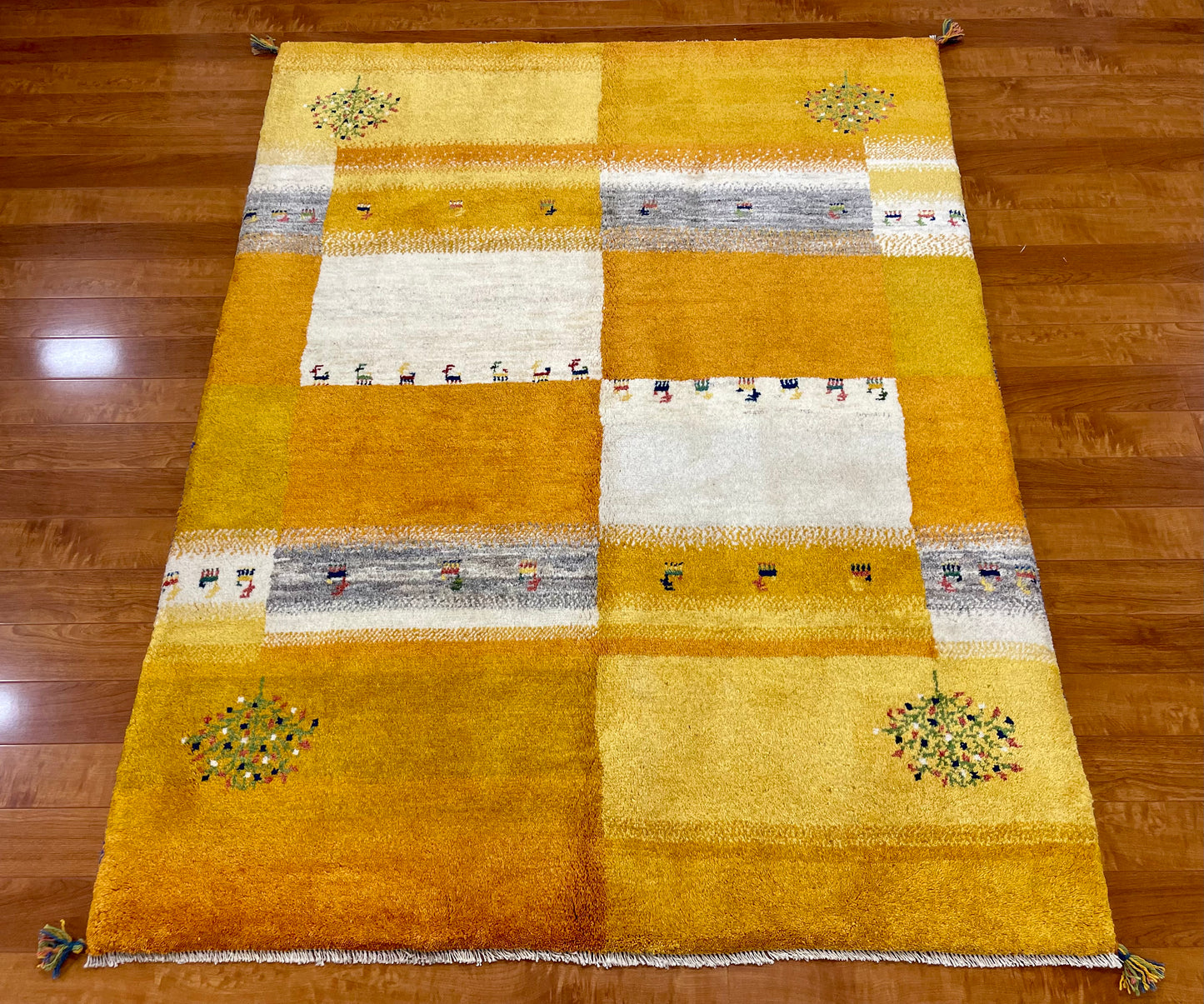 【オンライン限定】ギャッベ 197cm x 155cm RJ7504