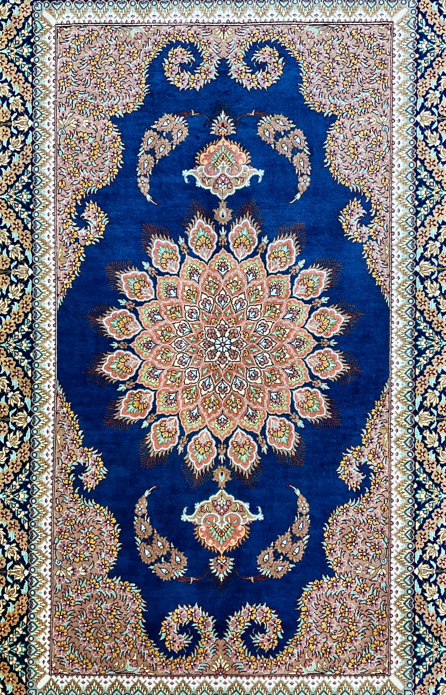 クム アフマディ工房 120cm x 75cm NT10625