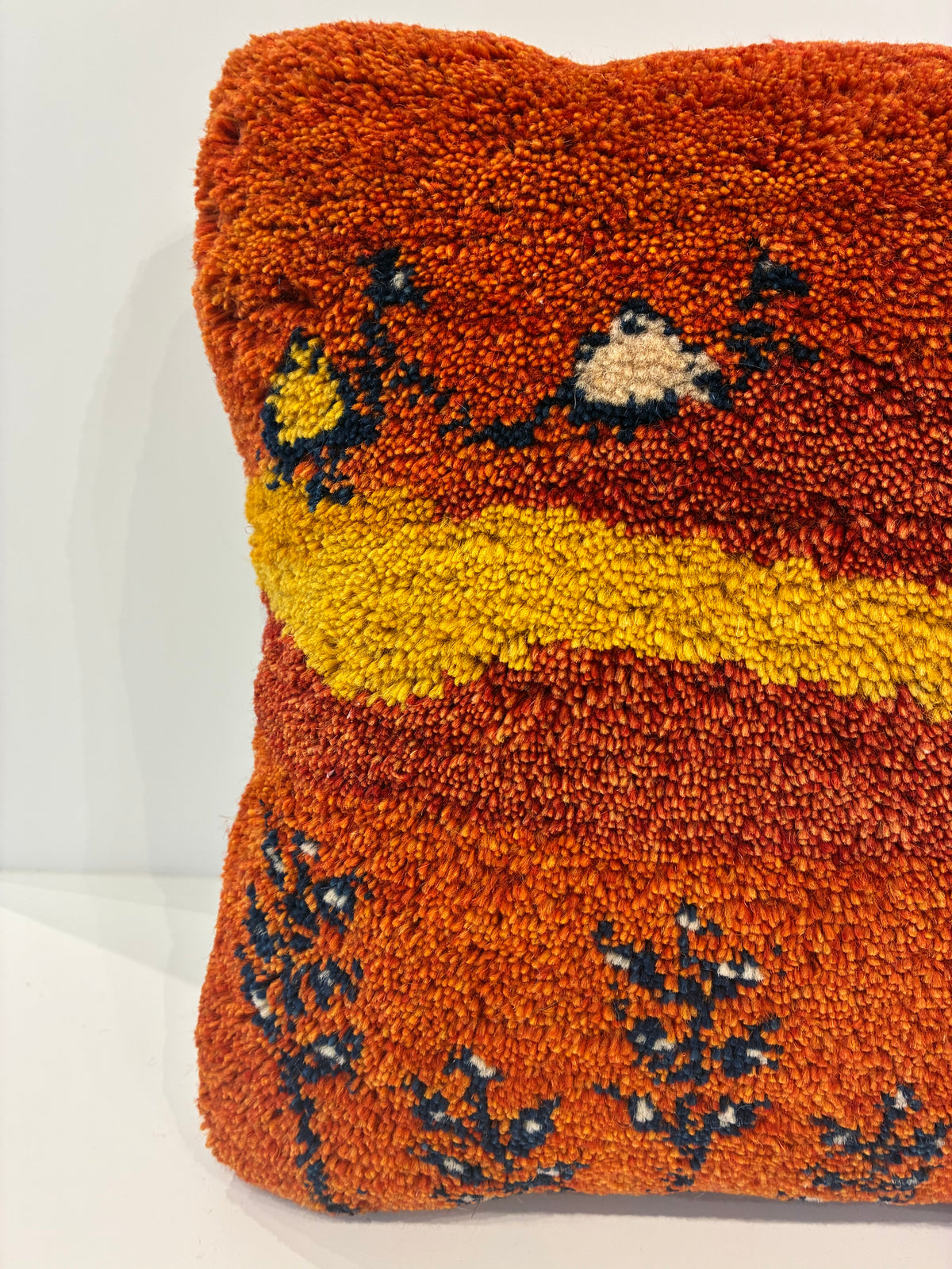 【千葉店】ギャッベクッション 47cm x 50cm Z2899