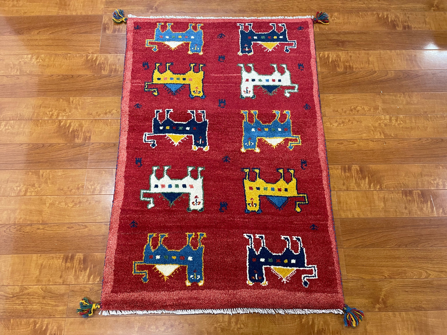 【オンライン限定】ギャッベ 118cm x 83cm RJ12628