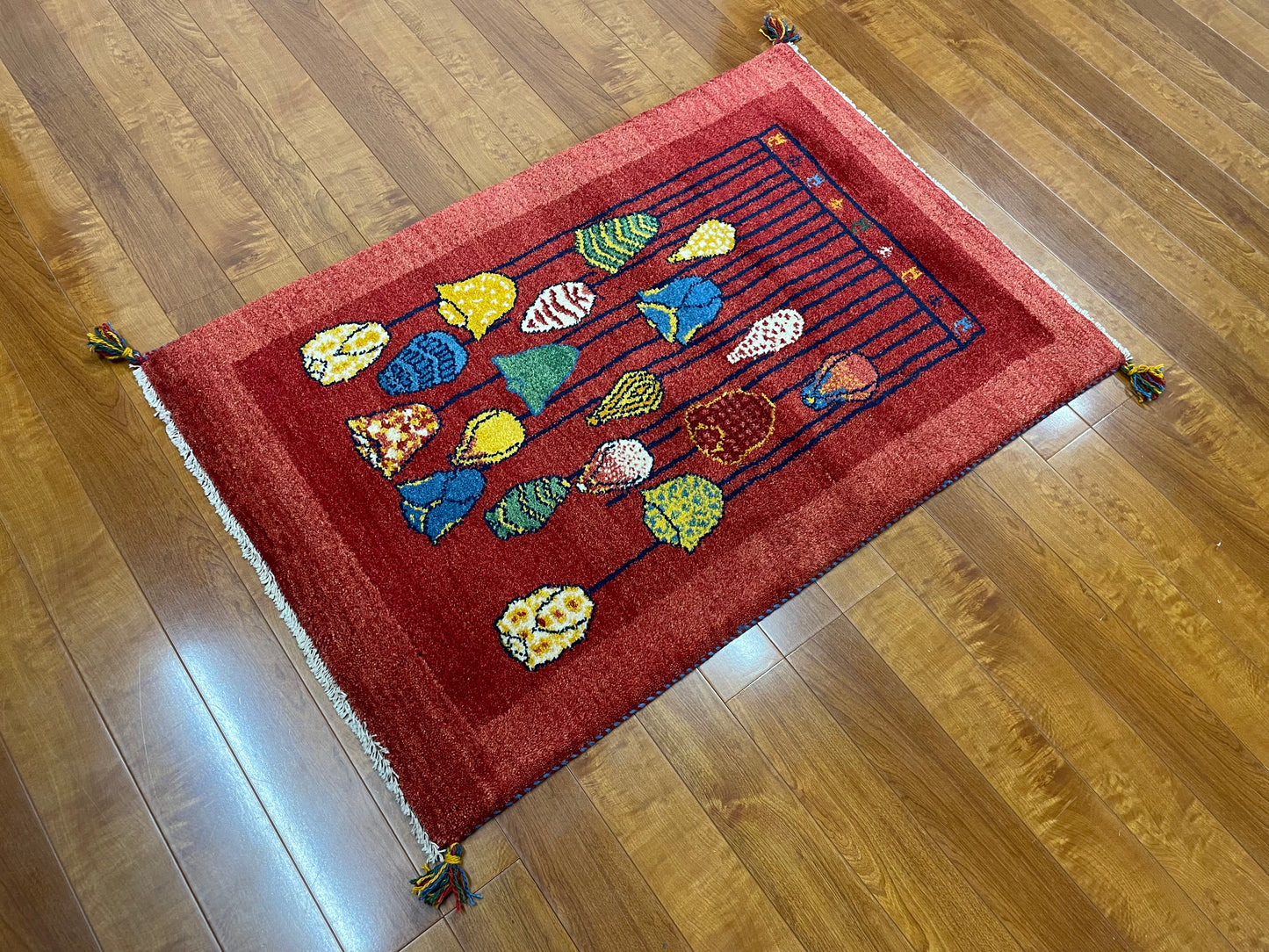 【オンライン限定】ギャッベ 123cm x 85cm RJ12781